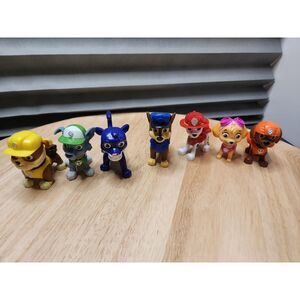 Paw Patrol Figurines – Lot of 7 Pups, Nickelodeon Characters